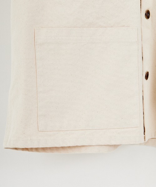 UNIVERSAL OVERALL（ユニバーサルオーバーオール）の「[UNIVERSAL OVERALL/ユニバーサルオーバーオール] 別注 カバーオールジャケット（カバーオール・レディース・ネイビー/キナリ/アニマル・S）」の21枚目の写真