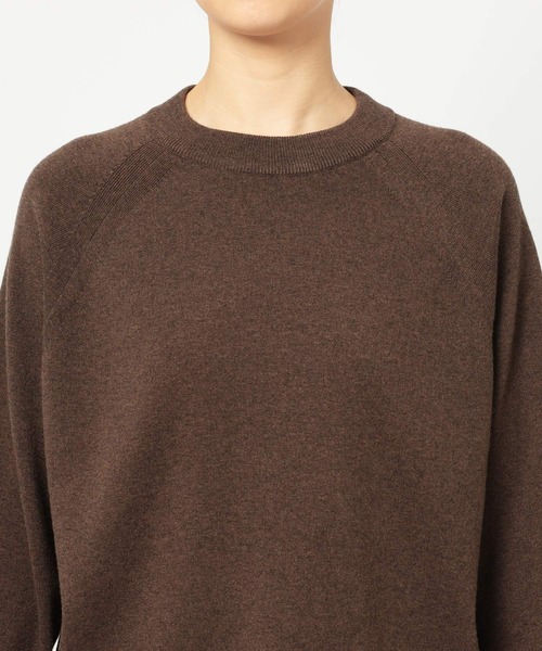 BARNYARDSTORM（バンヤードストーム）の「BARNYARDSTORM / レースドッキングニット（ニット/セーター・レディース・ブラウン/オフホワイト・FREE）」の22枚目の写真