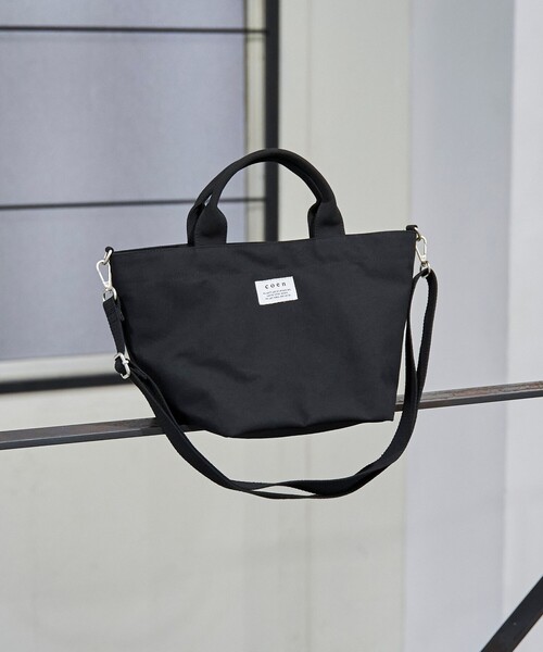 SMITH'S（スミス）の「PVCキャンバスショルダーバッグ（ショルダーバッグ・メンズ・ライム/ブラック/オフホワイト・FREE）」の2枚目の写真