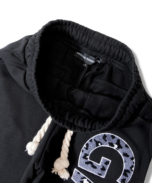 GALLIS ADDICTION（ガリスアディクション）の「GA LEOPARD-LOGO PANTS（スウェットパンツ・メンズ・グレー/ピンク/ブラック・L/M）」の8枚目の写真