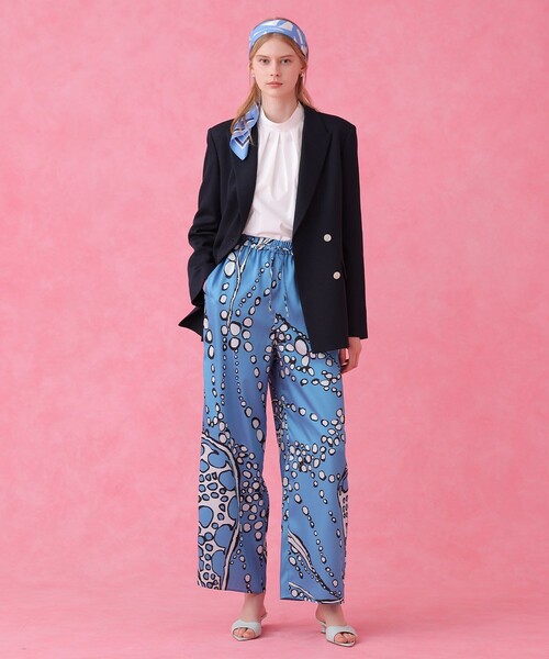 ANAYI（アナイ）の「ブロードワイドリボンタイ ブラウス（シャツ/ブラウス・レディース・ホワイト/ブルー・38/36）」の11枚目の写真