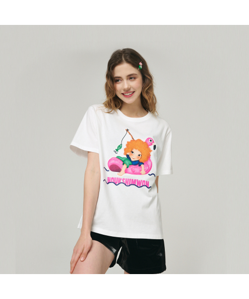 YOUK SHIM WON(ユクシムウォン)の「ウォータープレイTシャツ F サニー(Tシャツ/カットソー・レディース・その他・FREE)」の2枚目の写真