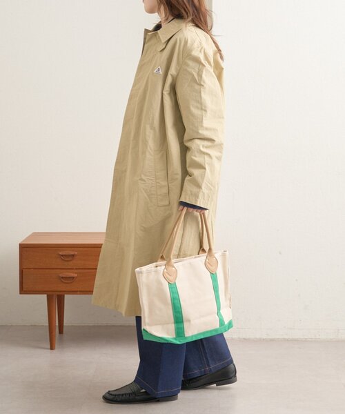 GEVACO（ゲバコ）の「【GEAVCO】ステンカラーコート（ステンカラーコート・レディース・ベージュ・LARGE/MEDIUM）」の4枚目の写真