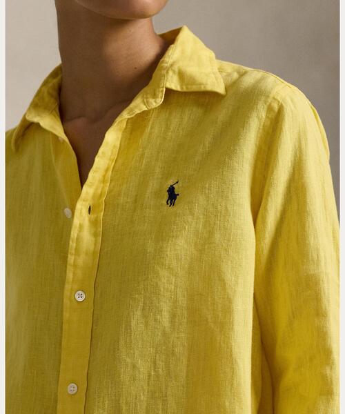 クラシック フィット リネン シャツ（シャツ/ブラウス）｜POLO RALPH