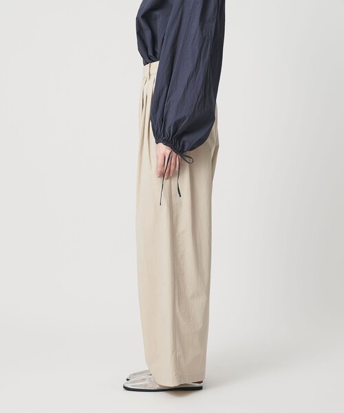 BEAUTY&YOUTH UNITED ARROWS(ビューティーアンドユースユナイテッドアローズ)の「ナイロンコットン ワイドタックパンツ ウォッシャブル(その他パンツ・レディース・ナチュラル/ブラック/ライトピンク/ライトブルー・XS/S/M/L)」の18枚目の写真