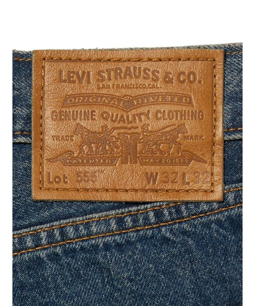Levi's(リーバイス)の「Levi's/リーバイス 555(TM) リラックスストレート ジーンズ(デニムパンツ・メンズ・ダークインディゴブルー・W28 L32/W30 L32/W31 L32/W32 L32/W34 L32/W29 L32/W36 L32/W33 L32)」の9枚目の写真