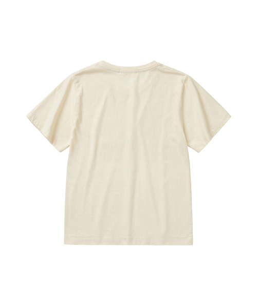 COTTON BELL（コットンベル）の「グラフィックTシャツ - クリーム（Tシャツ/カットソー・レディース・その他・FREE）」の2枚目の写真