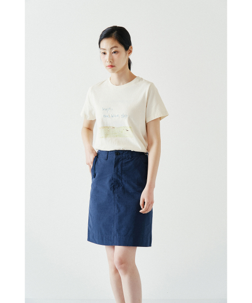 COTTON BELL（コットンベル）の「グラフィックTシャツ - クリーム（Tシャツ/カットソー・レディース・その他・FREE）」の9枚目の写真