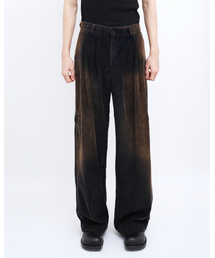 EYC（インヤン）の「Hard Washed Corduroy Pants (navy)（その他パンツ）」