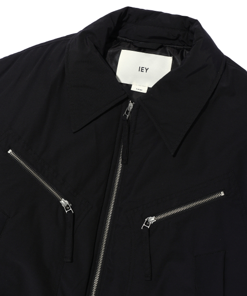 IEY(アイイーワイ)の「PANEL PADDED JUMPER Black(ブルゾン・メンズ・その他・M/L)」の4枚目の写真