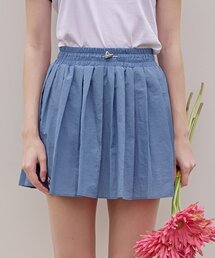 MACKY（マッキー）の「マリンプリーツスカートブルー（スカート）」