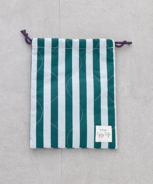 CIAOPANIC TYPY（チャオパニックティピー）の「【KIDS】【新生活・入学準備】洗えるストライプ柄マルチウェイ巾着袋(ユニセックス)（トートバッグ・キッズ・カーキ/サックスブルー/ピンク・ONE SIZE）」の8枚目の写真