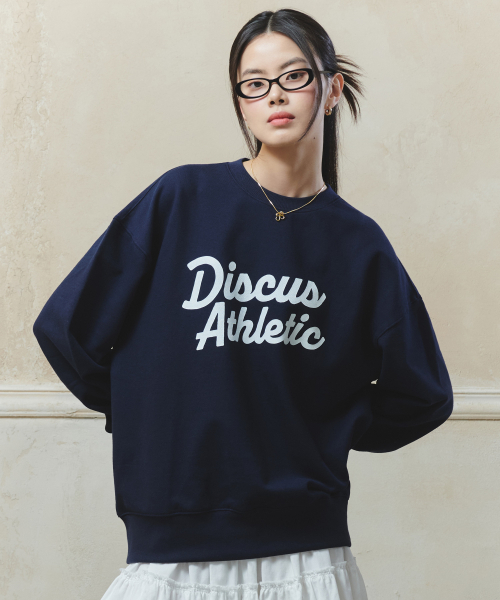 DISCUS ATHLETIC（ディスカス　アスレチック）の「[4COLORS] オーバーサイズロゴスウェットシャツ（スウェット・レディース・その他・XL/S/2XL/M/L）」の4枚目の写真