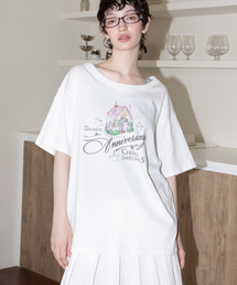 DIMANCHE（ディマンシュ）の「VINTAGE HOUSE OVERSIZE T-SHIRT（Tシャツ/カットソー）」
