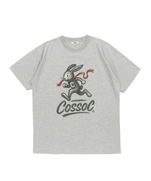 COSO(コソ)の「ランラビットラン 半袖Tシャツ(ホワイト)(Tシャツ/カットソー・レディース・ホワイト・M/L/S)」の2枚目の写真