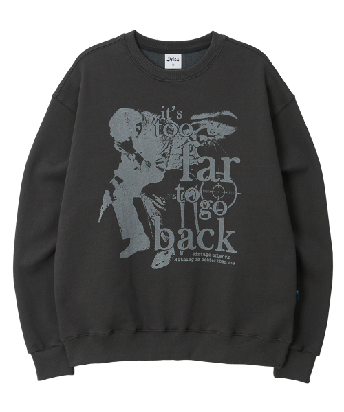 NOTHINGISBETTERTHANME(ナッシングイズベターザンミー)の「VINTAGE ARTWORK SWEATSHIRT_charcoal(スウェット・レディース・その他・M/L)」の1枚目の写真