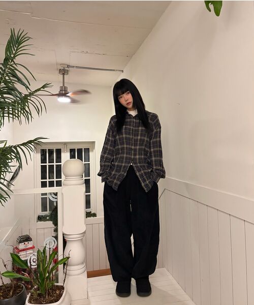 GAKKAI UNIONS(ガッカイユニオンズ)の「ワンタックコーデュロイバルーンパンツブラック(その他パンツ・メンズ・その他・S/M/L)」の7枚目の写真