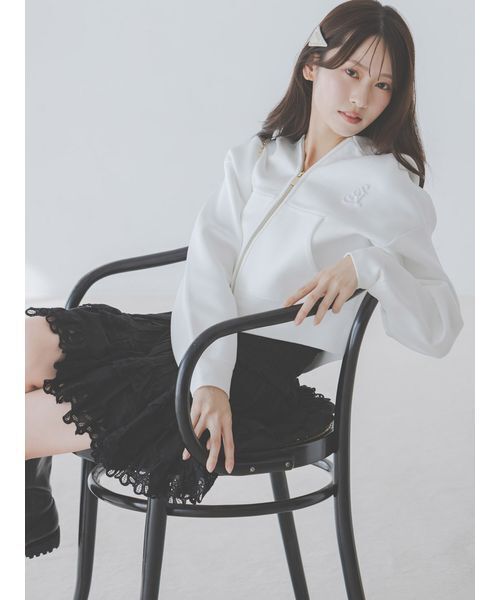 SNIDEL（スナイデル）の「コットンフリルスカショーパン（その他パンツ・レディース・ブラック/ホワイト/ミント・1/0）」の14枚目の写真