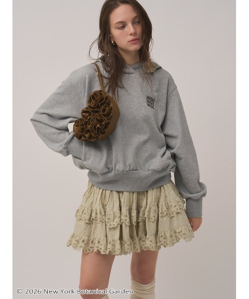 SNIDEL（スナイデル）の「コットンフリルスカショーパン（その他パンツ・レディース・ブラック/ホワイト/ミント・1/0）」の11枚目の写真