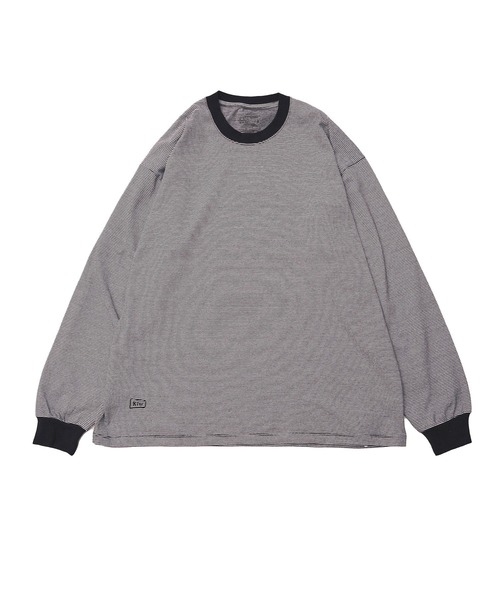 KiU(キウ)の「KiU ポータブル ロングTシャツ2nd 長袖(Tシャツ/カットソー・レディース・ブラック×ホワイト/オフホワイト/ブラック・MEDIUM/X-LARGE/LARGE)」の6枚目の写真