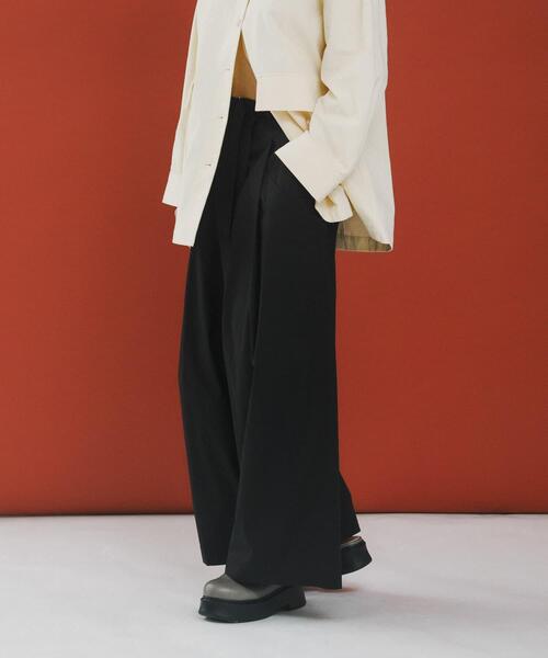 LAATO(ラート)の「wrap wide pants(その他パンツ・レディース・ピンク/その他1/ブラック・FREE)」の16枚目の写真