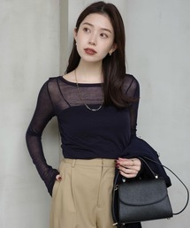 anuans | シアーコンパクトロングTシャツ(Tシャツ/カットソー)