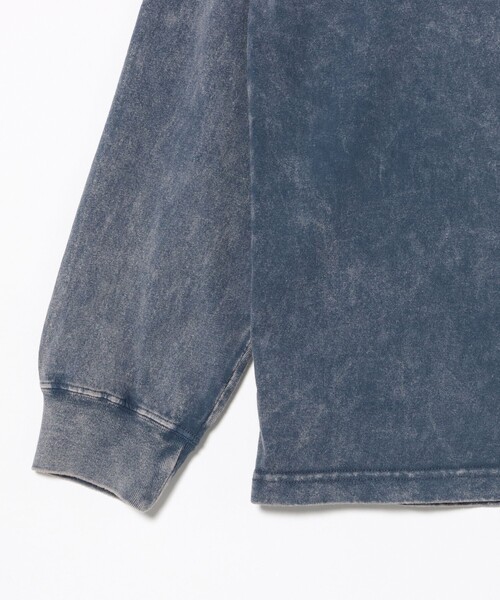 BEAMS HEART(ビームスハート)の「スタッズ エンブレム ロングスリーブ【ユニセックス】(Tシャツ/カットソー・メンズ・ネイビー/ブラック・MEDIUM/LARGE/SMALL)」の20枚目の写真