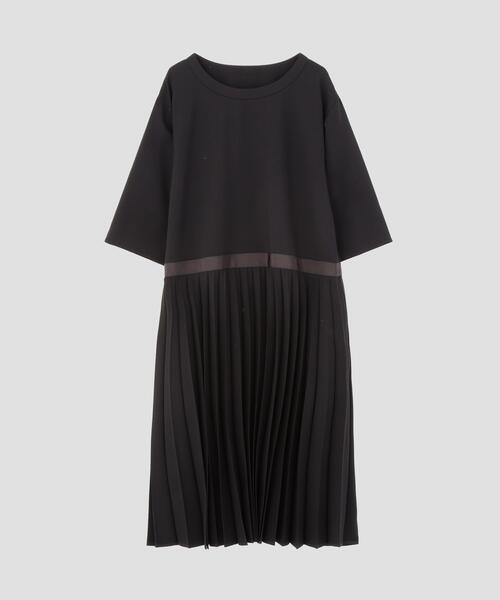 MARGARET HOWELL(マーガレットハウエル)の「FINE WOOL POPLIN(ワンピース・レディース・ブラック・2/1)」の3枚目の写真