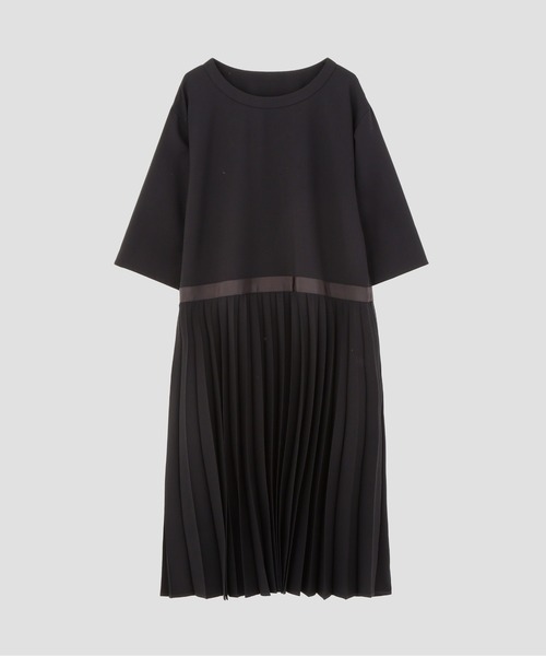 MARGARET HOWELL(マーガレットハウエル)の「FINE WOOL POPLIN(ワンピース・レディース・ブラック・2/1)」の3枚目の写真