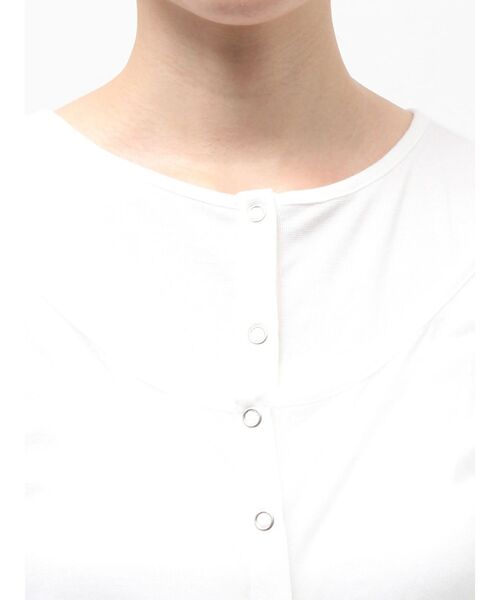 ELENDEEK(エレンディーク)の「ヘンリーネックセットカットソー(Tシャツ/カットソー・レディース・オフホワイト/ベージュ/ラベンダー・FREE)」の20枚目の写真