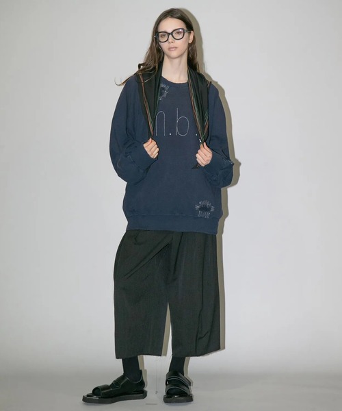 my beautiful landlet（マイビューティフルランドレット）の「【my beautiful landlet】WASHABLE WOOL TUCK WIDE ANKLE SLACKS（その他パンツ・メンズ・グレー/ベージュ/ブラック・0/1/2）」の15枚目の写真