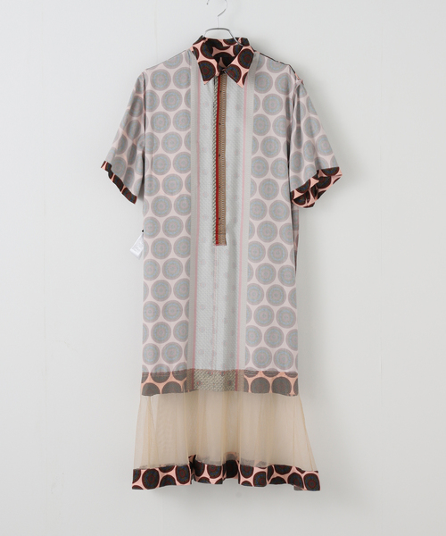 TOGA PULLA（トーガ　プルラ）の「TOGA PULLA INNER PRINT DRESS TZ261-FH963：ワンピース（ワンピース・レディース・ピンク・SMALL）」の12枚目の写真