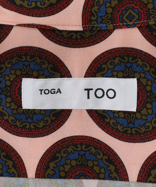 TOGA PULLA（トーガ　プルラ）の「TOGA PULLA INNER PRINT DRESS TZ261-FH963：ワンピース（ワンピース・レディース・ピンク・SMALL）」の13枚目の写真
