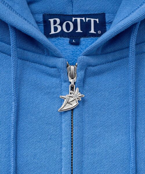 BOTT(ボット)の「BoTT / ボット B LOGO ZIP HOODIE(パーカー・メンズ・ブラック/ブルー/グレー・MEDIUM/SMALL/LARGE)」の11枚目の写真