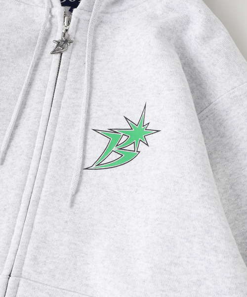 BOTT(ボット)の「BoTT / ボット B LOGO ZIP HOODIE(パーカー・メンズ・ブラック/ブルー/グレー・MEDIUM/SMALL/LARGE)」の17枚目の写真
