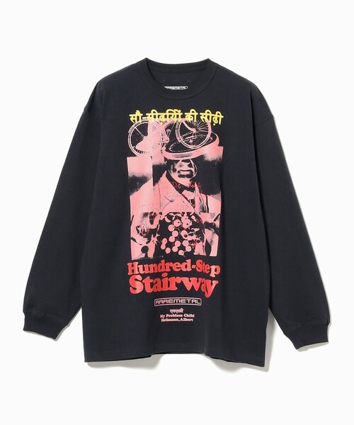 BEAMS T（ビームスティー）の「RAREMETAL × BEAMS T / LONG-SLEEVE T-SHIRT BLACK（Tシャツ/カットソー・メンズ・ブラック・XL/L/M/S）」の2枚目の写真