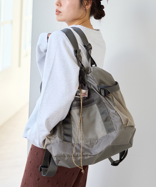 CARIBOU Mountainering U by SPICK&SPAN 別注 CARIBOU MOUNTAINEERING】 別注L/W PACK TOTE（トートバッグ）｜U by