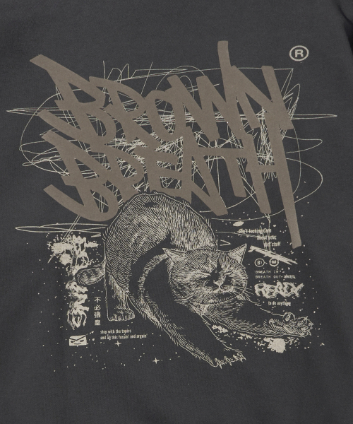 BROWNBREATH（ブラウンブレス）の「KITTY TAG HOODIE - CHARCOAL（パーカー・レディース・その他・S/M）」の5枚目の写真