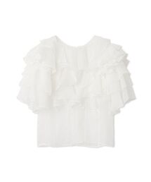 FRAY I.D | 2wayフラワースリーブフリルBL(シャツ/ブラウス)