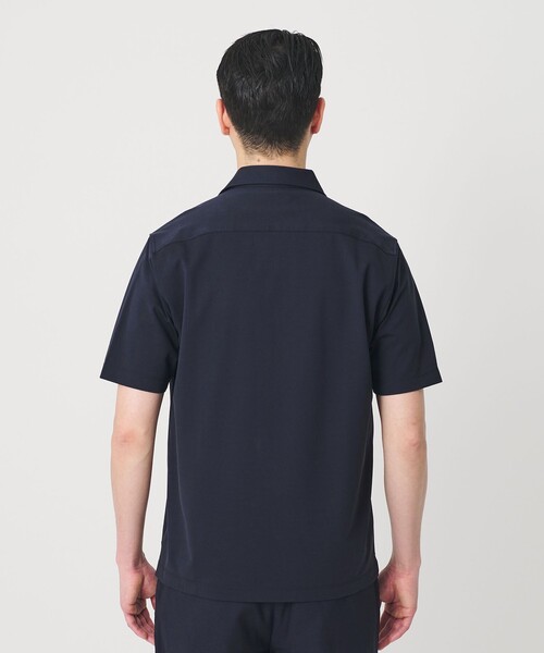 BEAUTY&YOUTH UNITED ARROWS(ビューティーアンドユースユナイテッドアローズ)の「【WEB限定 WARDROBE SMART】クール ハイゲージ モクロディ スキッパー ポロシャツ【抗菌防臭・接触冷感】(ポロシャツ・メンズ・ネイビー/ダークグレー/ホワイト・XL/L/M/S)」の15枚目の写真