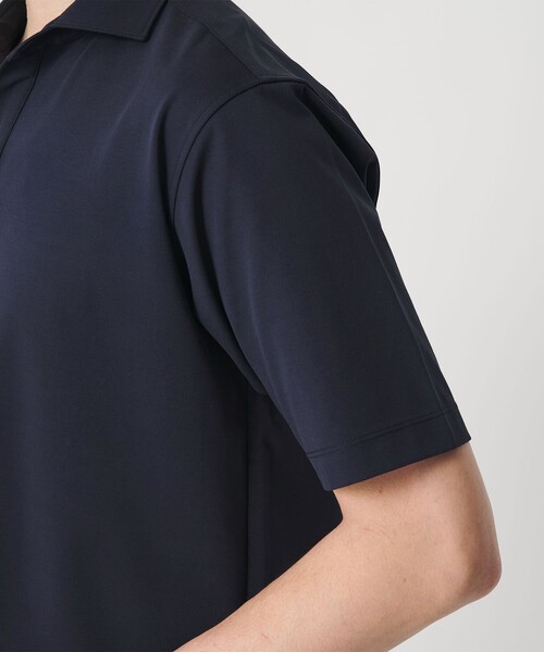 BEAUTY&YOUTH UNITED ARROWS(ビューティーアンドユースユナイテッドアローズ)の「【WEB限定 WARDROBE SMART】クール ハイゲージ モクロディ スキッパー ポロシャツ【抗菌防臭・接触冷感】(ポロシャツ・メンズ・ネイビー/ダークグレー/ホワイト・XL/L/M/S)」の17枚目の写真