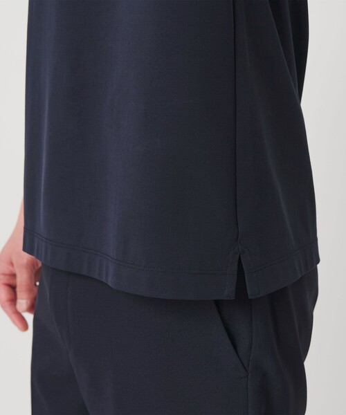 BEAUTY&YOUTH UNITED ARROWS(ビューティーアンドユースユナイテッドアローズ)の「【WEB限定 WARDROBE SMART】クール ハイゲージ モクロディ スキッパー ポロシャツ【抗菌防臭・接触冷感】(ポロシャツ・メンズ・ネイビー/ダークグレー/ホワイト・XL/L/M/S)」の18枚目の写真