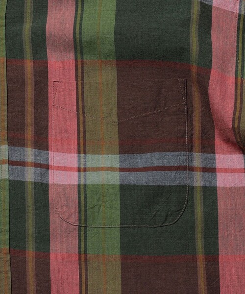 BEAMS PLUS（ビームスプラス）の「B.D. Classic-fit Madras（シャツ/ブラウス・メンズ・ブラウン/グリーン/ブルー・MEDIUM/LARGE/SMALL/X-LARGE）」の9枚目の写真
