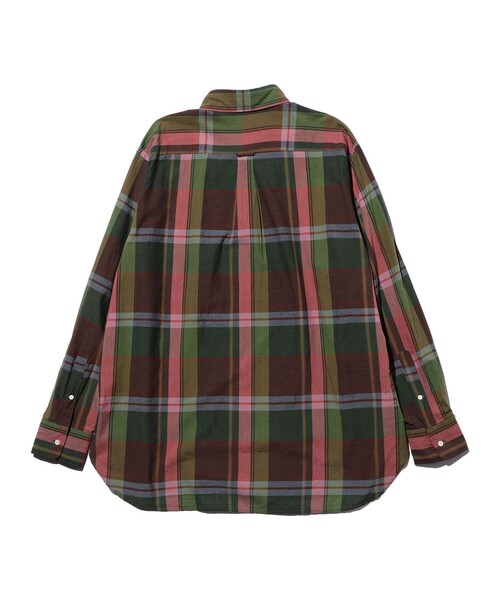 BEAMS PLUS（ビームスプラス）の「B.D. Classic-fit Madras（シャツ/ブラウス・メンズ・ブラウン/グリーン/ブルー・MEDIUM/LARGE/SMALL/X-LARGE）」の11枚目の写真