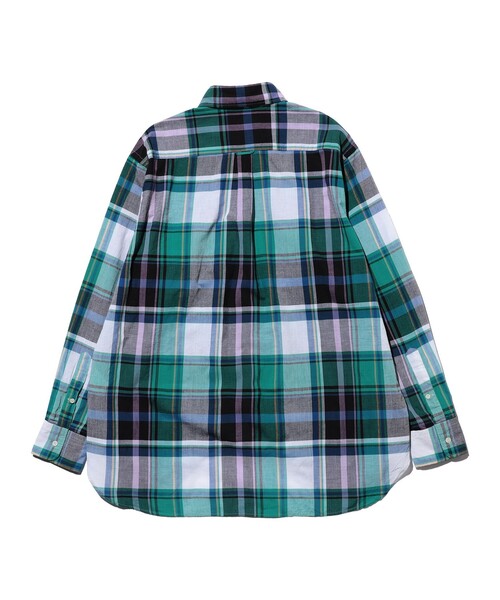 BEAMS PLUS（ビームスプラス）の「B.D. Classic-fit Madras（シャツ/ブラウス・メンズ・ブラウン/グリーン/ブルー・MEDIUM/LARGE/SMALL/X-LARGE）」の17枚目の写真