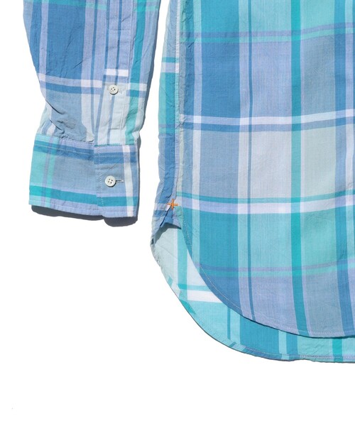 BEAMS PLUS（ビームスプラス）の「B.D. Classic-fit Madras（シャツ/ブラウス・メンズ・ブラウン/グリーン/ブルー・MEDIUM/LARGE/SMALL/X-LARGE）」の20枚目の写真
