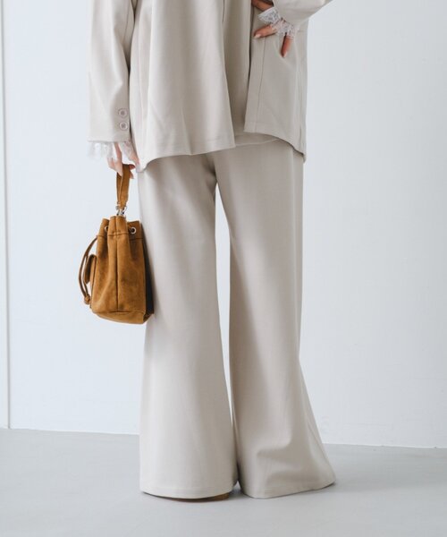 Kastane（カスタネ）の「【-3kg見え/秒速美脚/SETUP対応】カーブスラックス（スラックス・レディース・ブラック/アイボリー/ネイビー/グレー・1/0）」の21枚目の写真