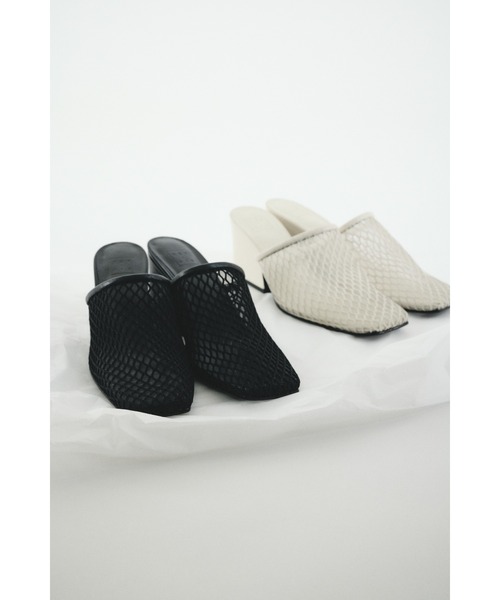 RIM.ARK（リムアーク）の「Mesh shoes メッシュ シューズ（サンダル・レディース・ブラック/オフホワイト・38/36/37/39）」の7枚目の写真