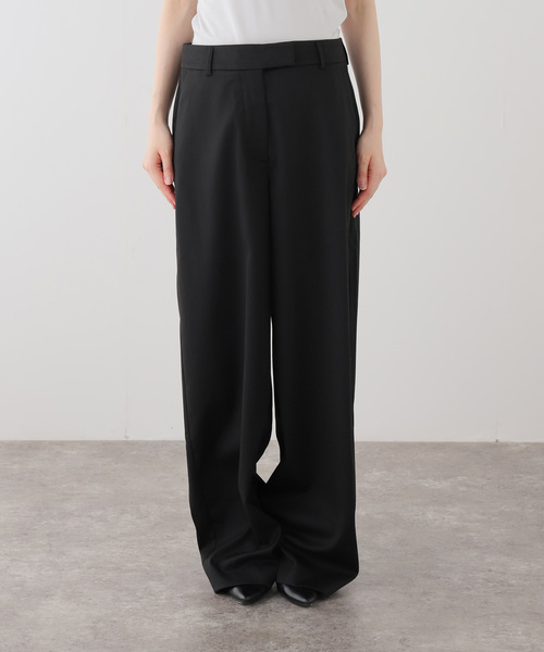 AP STUDIO(エーピーストゥディオ)の「【REMAIN/リメイン】Cocoon Suiting Pants(スラックス・レディース・ブラック・36/34)」の8枚目の写真