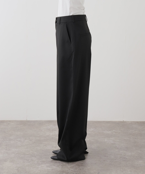 AP STUDIO(エーピーストゥディオ)の「【REMAIN/リメイン】Cocoon Suiting Pants(スラックス・レディース・ブラック・36/34)」の9枚目の写真